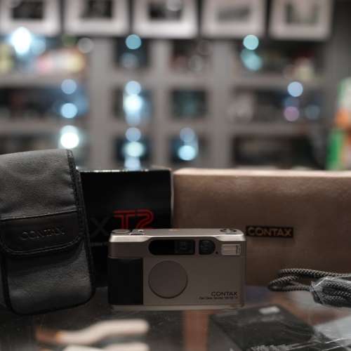 Contax T2 Film Camera Champagne #100240