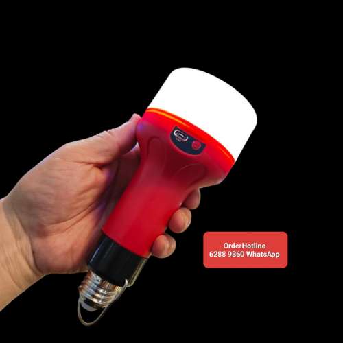 LED Light Bulb (15w) Torch 🔦. Rechargeable via USB-C 燈泡+電筒.2合1