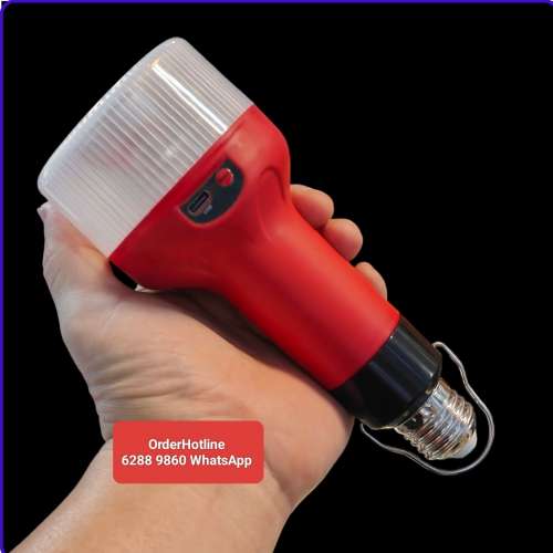 LED Light Bulb (15w) Torch 🔦. Rechargeable via USB-C 燈泡+電筒.2合1