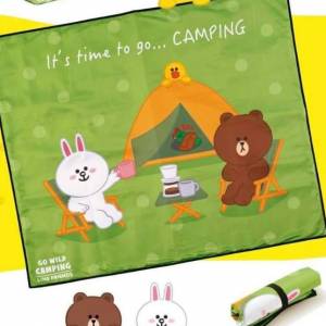 90%NEW LINE FRIENDS 多功能 防水野餐墊 Picnic Mat