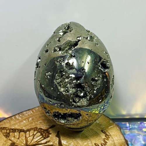 (不設面交)秘魯黃鐵礦蛋 Peru Pyrite Egg