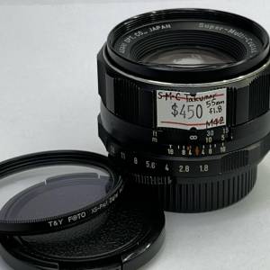 90% New Super-Multi-Coated Takumar 55mm f1.8 手動鏡頭, 深水埗門市可購買