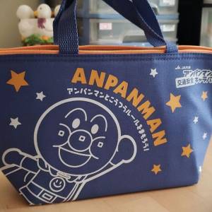 全新 日本 麵包超人 細菌小子 保溫袋 便當袋 japan anpanman handy cool insulatio...