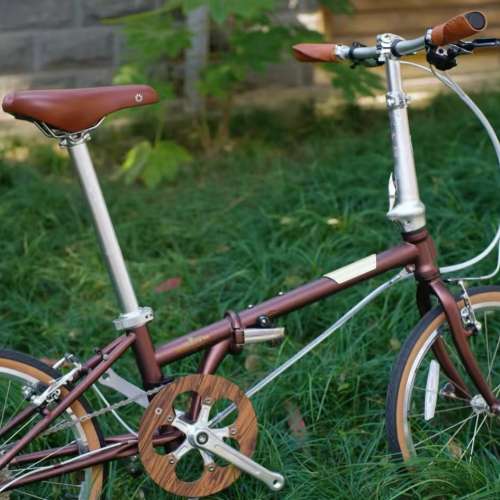 2025 全新款 Logo 復古 DAHON HAC003 D10 10速 鉻鉬鋼車架 折叠車 送水架前後蛙燈叮叮