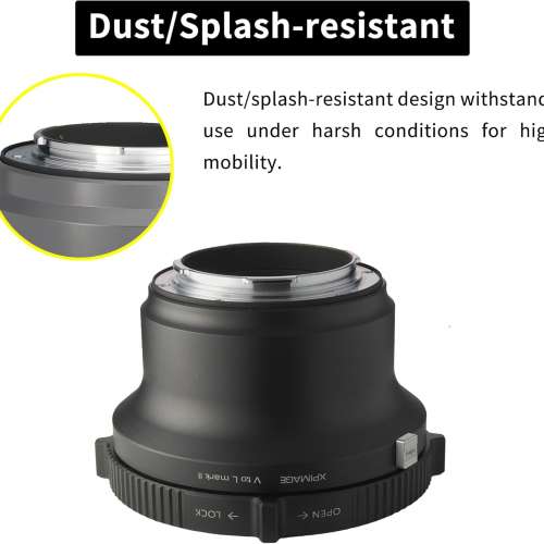 XPIMAGE Hasselblad V-Mount SLR Lens To Leica L-Mount (TL/SL) Mirrorless Cameras
