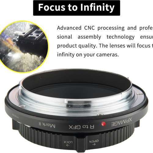 XPIMAGE Lens Mount Adapter - LEICA R LR SLR Lens To Fujifilm G-Mount Digital