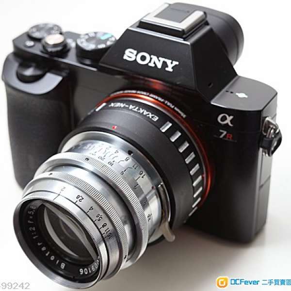 Zeiss Biotar 5.8cm f/2.0 戰前無膜白玻璃 (Exa)   A7專用