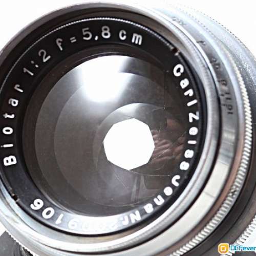 Zeiss Biotar 5.8cm f/2.0 戰前無膜白玻璃 (Exa)   A7專用
