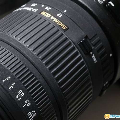 Sigma AF 17-70mm F2.8-4.5 DC MACRO HSM(SA)罕有一代適馬接口，SDQH專用(鏡片95新)