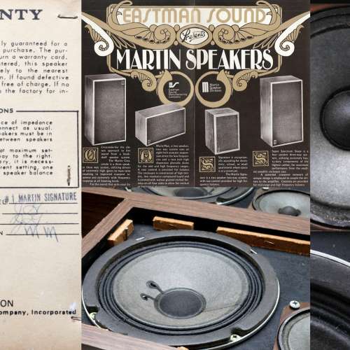 1973年美國Martin Signature (Model 1) Micro Max實木書架喇叭,靚聲,全原裝,絕無暗...