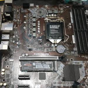 MSI B360M PRO-VDH Micro-ATX主機版  (正版Window10Pro啟用碼) Socket 1151 適合8...