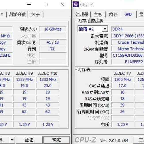 Crucial  DDR4 DRAM 2666 32GB (2x16GB) Desktop Ram