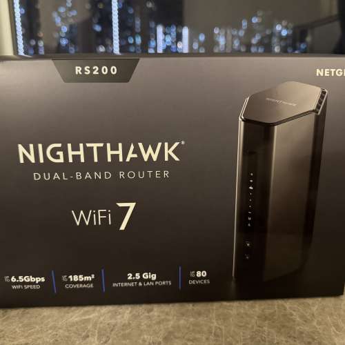 Netgear Nighthawk RS200 WiFi 7 有單 有保 全套