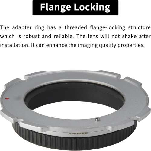 XPIMAGE Pentax K (PK) Mount SLR Lens To Arri LPL (Large Positive Lock) Mount