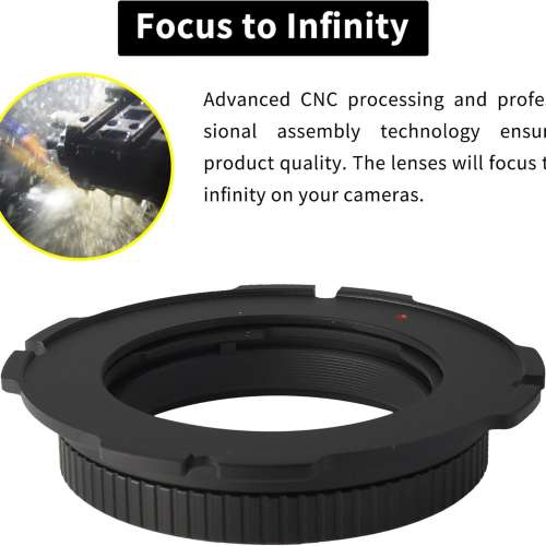 XPIMAGE Contax/Yashica (CY) SLR Lens  To Arri LPL (Large Positive Lock) Mount