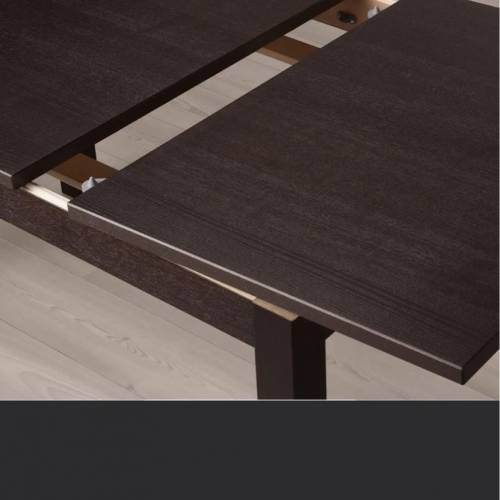 IKEA 伸縮餐檯 LANEBERG extendable table, brown, 130/190x80 cm