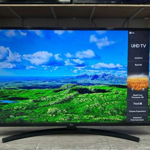 43吋 AI ThinQ LG UHD 4K TV - 43UN7400 📺 # TV / 電視 / Smart TV