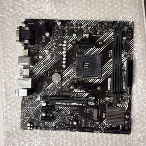 二手 ASUS PRIME B450M-K II B450 DDR4 AM4 MATX MB