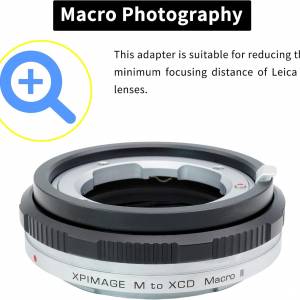 XPimage Locking Adapter For Leica M Rangefinder Lens To Hasselblad XCD Mount