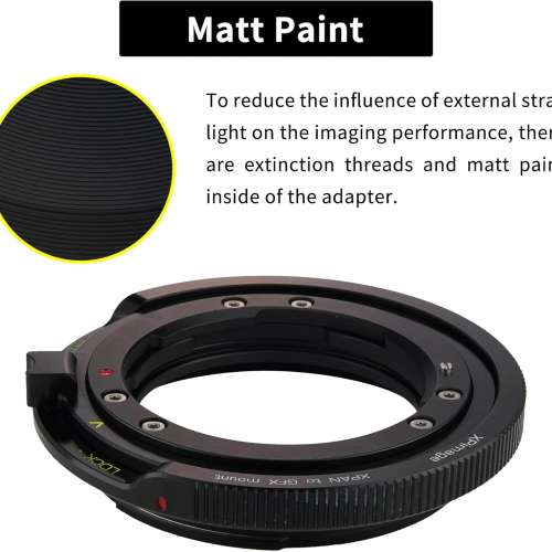 XPIMAGE Lens Mount Adapter - Minolta Rokkor (SR / MD / MC) Lens To Fujifilm G