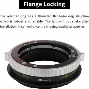 XPimage Lens Adapter -  Fujifilm / Hasselblad XPan 35mm Rangefinder Lens To XCD