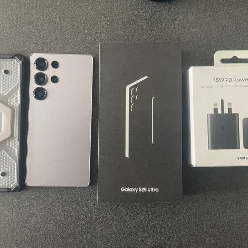 Samsung S25 Ultra 512g  送 UAG case 送 原裝火牛 已有mon 貼 (行貨有單) #huawei...