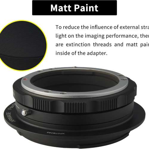 XPIMAGE Lens Mount Adapter - Nikon F Mount G-Type D/SLR Lens To Fujifilm G-Mount
