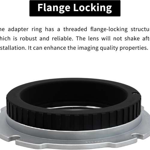 XPIMAGE Nikon F Mount D/SLR Lens To Arri LPL (Large Positive Lock) Mount Cameras
