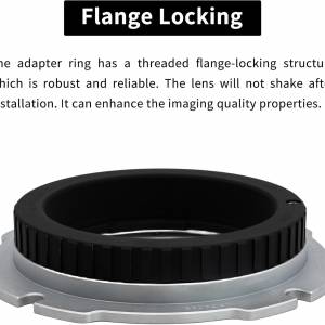 XPIMAGE Nikon F Mount D/SLR Lens To Arri LPL (Large Positive Lock) Mount Cameras