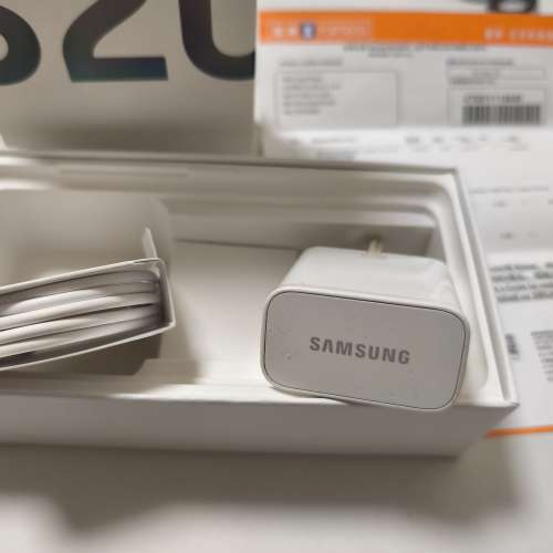 港行 S20FE  藍色/ 8 + 128 ，有盒及充電器