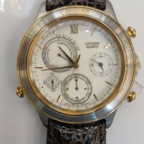 Vintage Citizen INTELLECTUS ET F Perpetual Calendar Watch需修理或作收藏品
