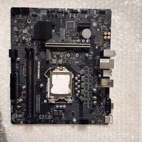 二手 MSI H510M BOMBER H510 DDR LGA1200 MATX MB