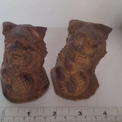 沉香木雕減價出售，四對八件，原價每對300元現4對共售500元，no.W28.3.25