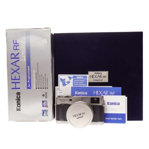 Konica Hexar RF Limited w/ M-Hexanon Lens 50mm f/1.2 Leica M Mount Mint