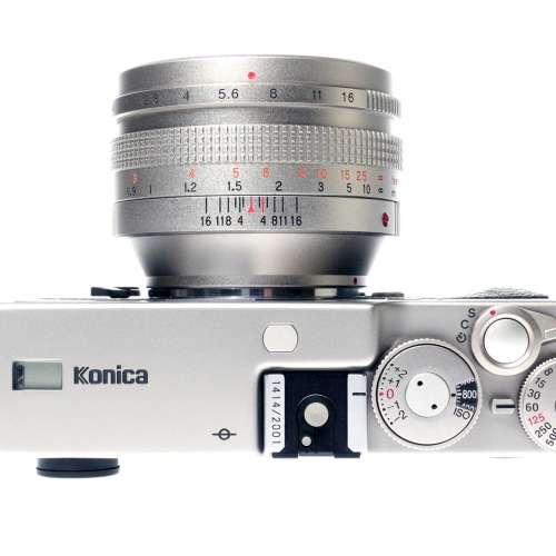 Konica Hexar RF Limited w/ M-Hexanon Lens 50mm f/1.2 Leica M Mount Mint