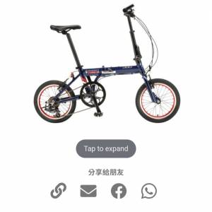 Maserati 瑪莎拉蒂 - 16" 合金可摺疊單車 (MSB-FD003)