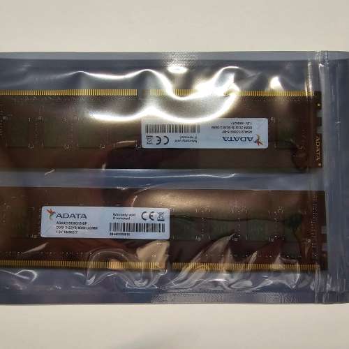 ADATA DDR4 2133 8gb x2 = 16gb 不散賣 RAM 內存記憶體 Memory #Desktop #卓面