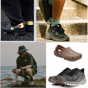 全新HOKA M CLIFTON 9 BLCKS 跑步鞋/Crocs Echo Clog/Crocs聯乘ninepointnine 防水 ...