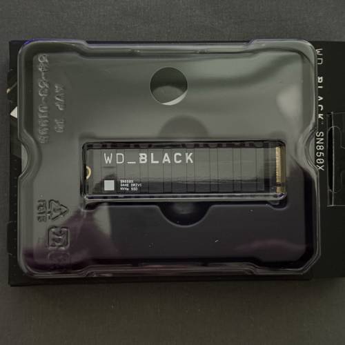 Western Digital SN850X 2TB M.2 Gaming SSD 連散熱片