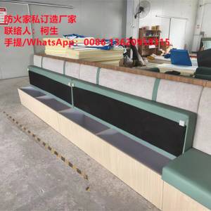 深圳卡位梳化厂家，订造香港冰室卡位梳化，批发可以储物得餐厅防火卡位梳化