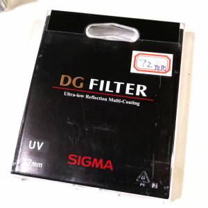 98%new...SIGMA 72mm 護鏡