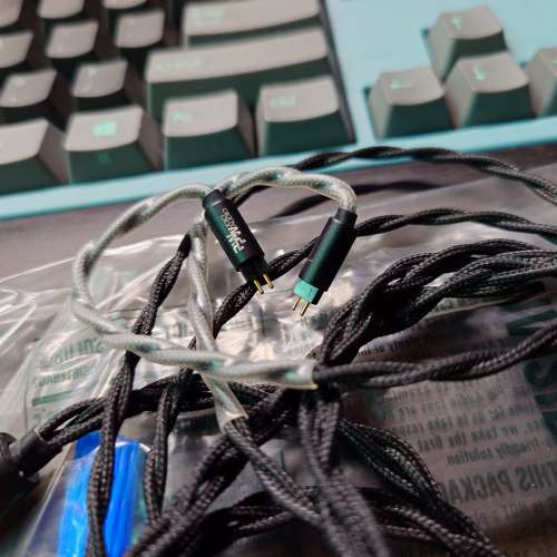 放99%新 香港行貨有單有包裝袋 PW audio Sonorous 耳機升級線 cm 4.4平衡頭