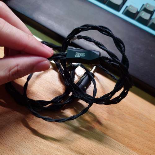 放99%新 香港行貨有單有包裝袋 PW audio Sonorous 耳機升級線 cm 4.4平衡頭