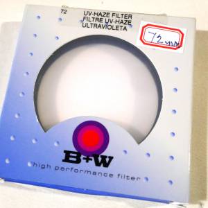 98%new B+W 72mm 護鏡