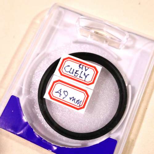 95%new...CUELY 49mm 護鏡