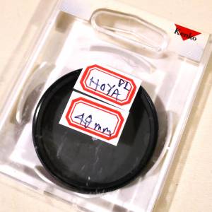 95%new...HOYA 49mm PL鏡