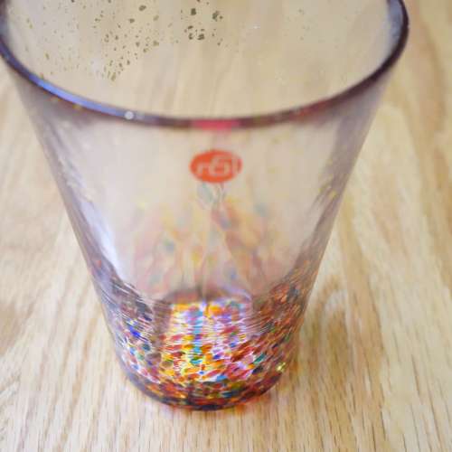 ADERIA 津輕玻璃 石塚硝子 HANABI 金彩花火 305ml毫升水杯 日本製 Japanese Water ...