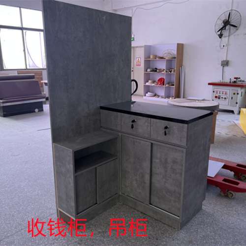 香港餐厅收钱柜厂家订造，云石收银台批发，防火胶板收银台内地厂家定制