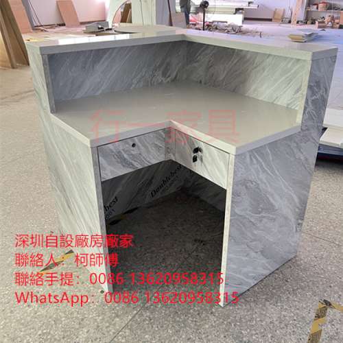 香港餐厅收钱柜厂家订造，云石收银台批发，防火胶板收银台内地厂家定制