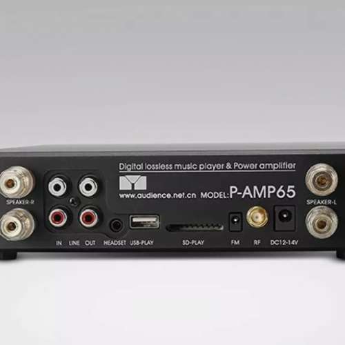藍芽擴音播放器 AMP65PLUS 2x50W Digital Lossless Music Player Power Amplifier ...